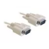 Jadakaabel DeLOCK RS-232 1m Beež DB-9