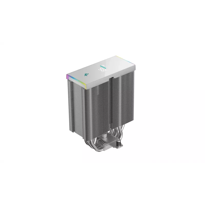 DeepCool AK500S Digital SE — 5 soojustoru, 120 mm FDB-ventilaator, PWM, mitmevärviline LED, valge, toetab Inteli LGA1150 ja AMD pesasid