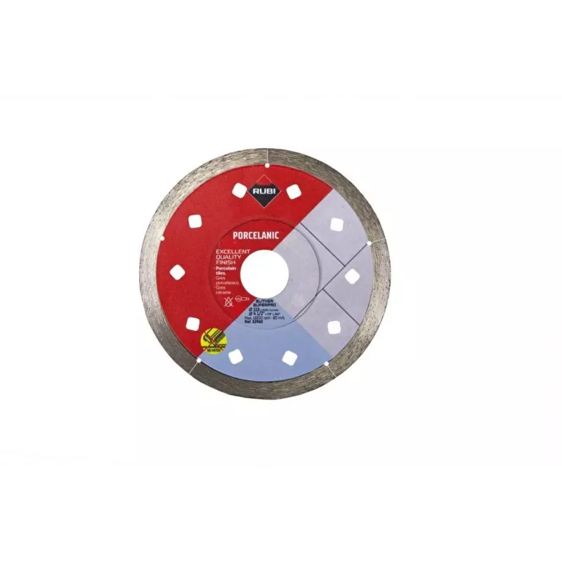RUBI Diamond Slither Blade 125 mm Superpro — 125 mm teemantlõikeketas täpseteks lõigeteks