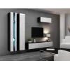 TV alus cama meble VIGO NEW 30/180/40, 1800×400×300 mm, must pealispind, puitlaastplaadist karkass
