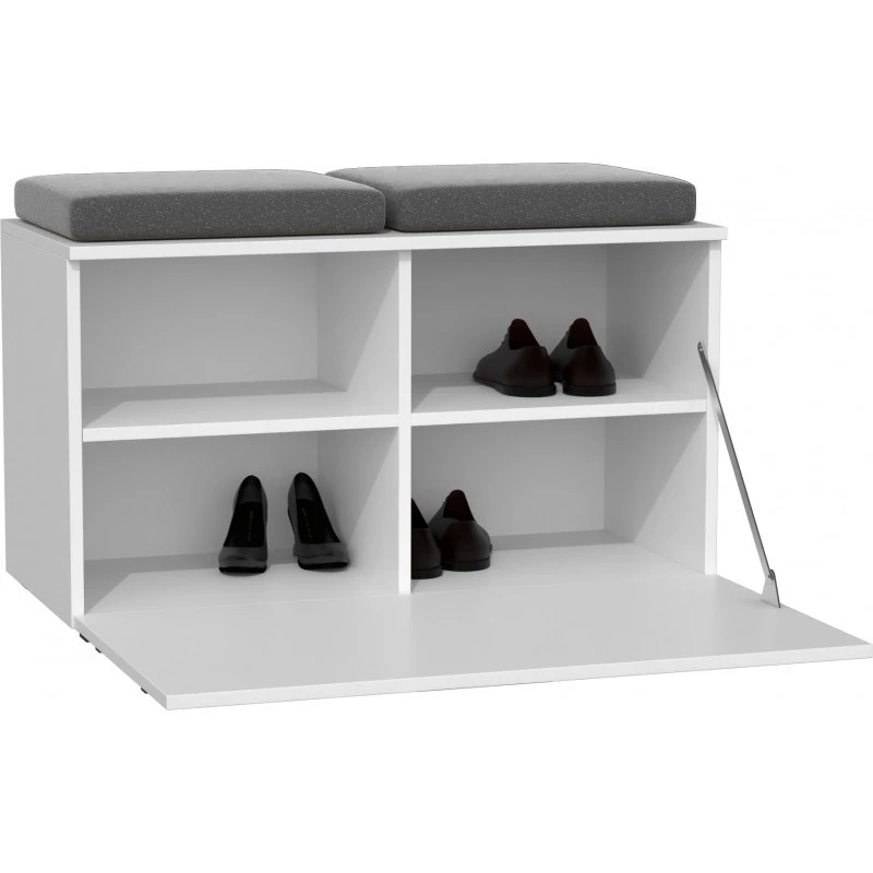 Closed shoe cabinet top e shop OPAL SZAFKA BIEL — Valge, puitlaastplaat, L850×K450 mm, 16 mm raam