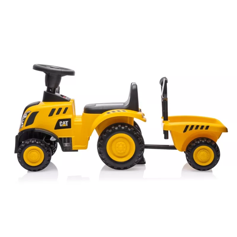 CAT sõiduk Traktor koos haagisega kollane sõidetav mänguasi