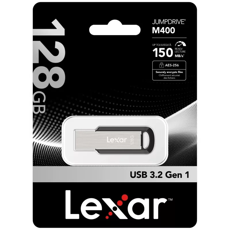 USB-mälupulk Lexar 128 GB USB Type-A 3.2 Gen 1 JumpDrive M400