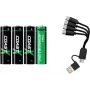 Coast Products 1x4 Coast Zithion-X Mignon AA Aku USB-C laadimispesaga – Aku (100047534)