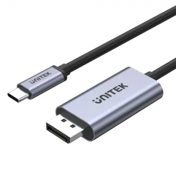UNITEK V1409A kaabelsoovahetaja USB-C DisplayPort Must, Hall