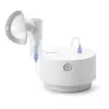 Tabletop nebulizer Omron C28P with 10 ml/min capacity, 2.65 µm particle size, Valge, dimensions 265×195×143 mm