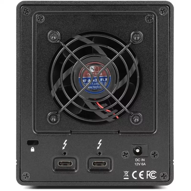 ThunderBay 4 mini, kõvakettakorpus must, professionaalne 4-kettaline HDD/SSD Thunderbolt 3 korpus
