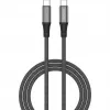 4smarts PremiumCord - USB-kaabel - USB-C (M) - USB-C (M) - USB 2.0 - 20 V - 5 A - 1.5 m - USB-toiteallikas (100 W) - Must