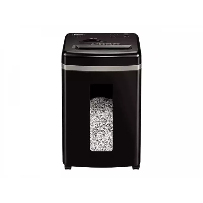Paberipurustaja Fellowes Powershred 450M Micro-cut, 9-leheline mahutavus, 2 x 12 mm, 22 l prügikast, must