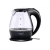 Veekeetja Adler AD 1224, standardne, 2000 W, 1,5 L, klaas, 360° pöördalus, must