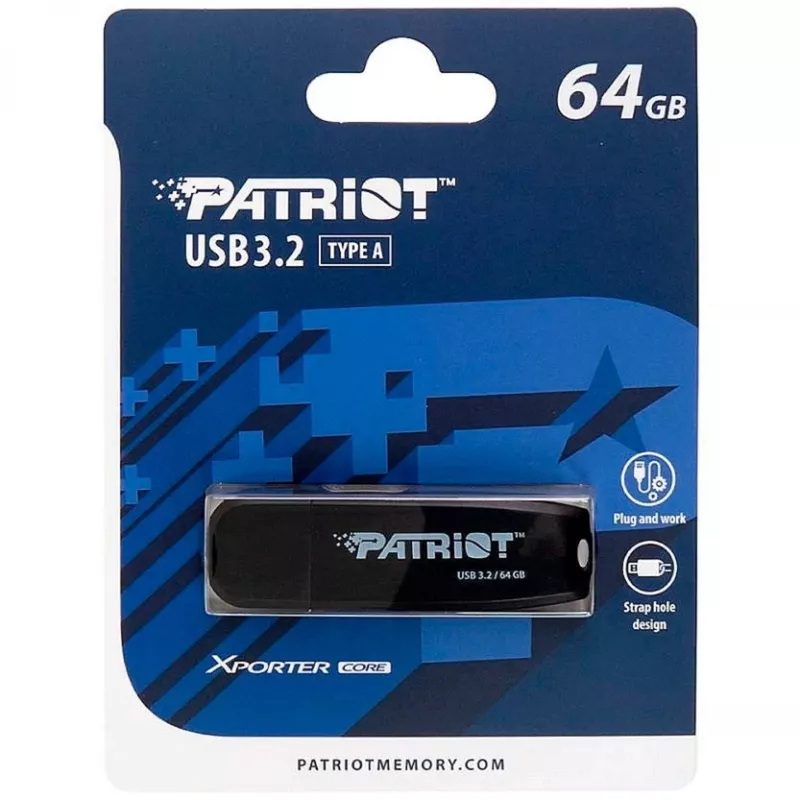 USB-mälupulk Patriot Memory 64 GB USB Type-A 3.2 Gen 1 Xporter Core