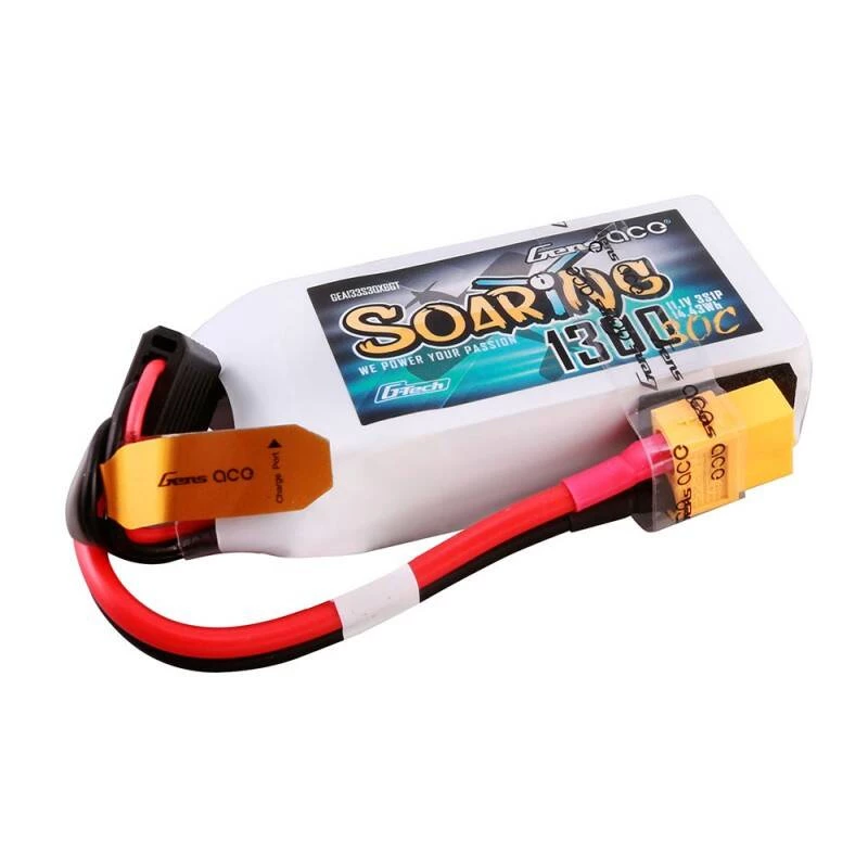Gens ace G-Tech Soaring 1300mAh 11.1V 30C 3S1P Lipo aku