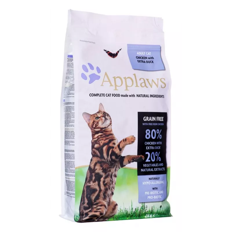 Applaws kuiv kassitoit, kana ja part, 2 kg