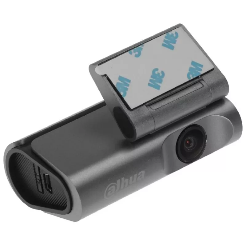 Dashcam DAHUA M3PRO 2K Ultra HD, CMOS, H.265, MicroSD kuni 128 GB, USB-C, DC, Must