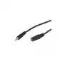 Wentronic Goobay 3,5 mm pistikupikenduskaabel, must, 10 m - 3,5 mm pistik (3-kontaktiline, stereo) > 3,5 mm pesa (3-kontaktiline, stereo) (50935)