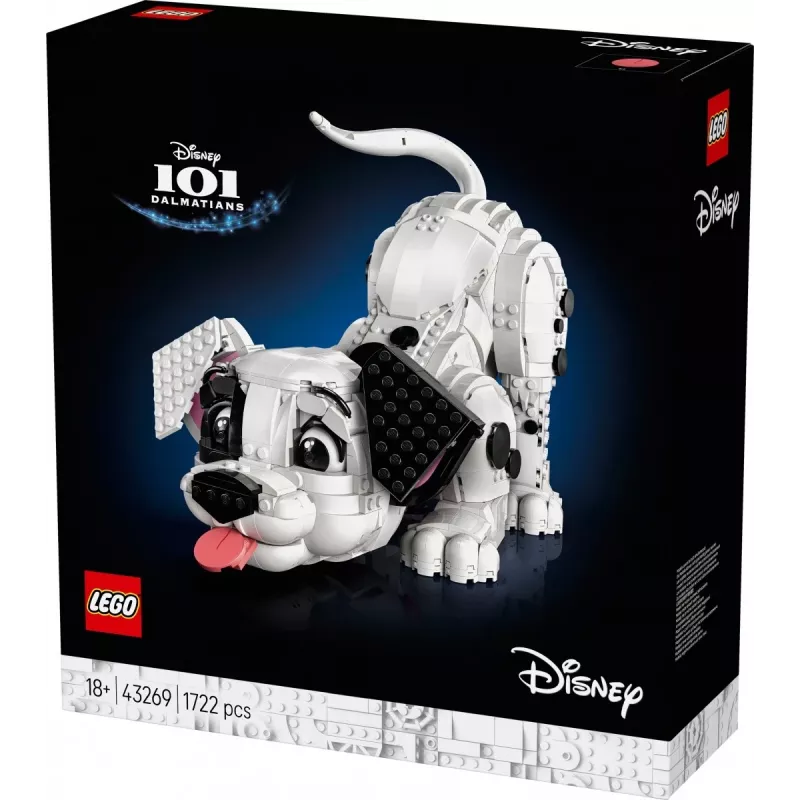 LEGO Disney 43269 101 dalmaatsia kutsika kogumiskomplekt — 1722 detaili, 220 mm kõrge, vanusele 18+