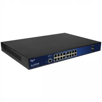 Ethernet Switch ALLNET ALL-SG8618M — 16 x 10/100 Mbps + 2 uplink pordid