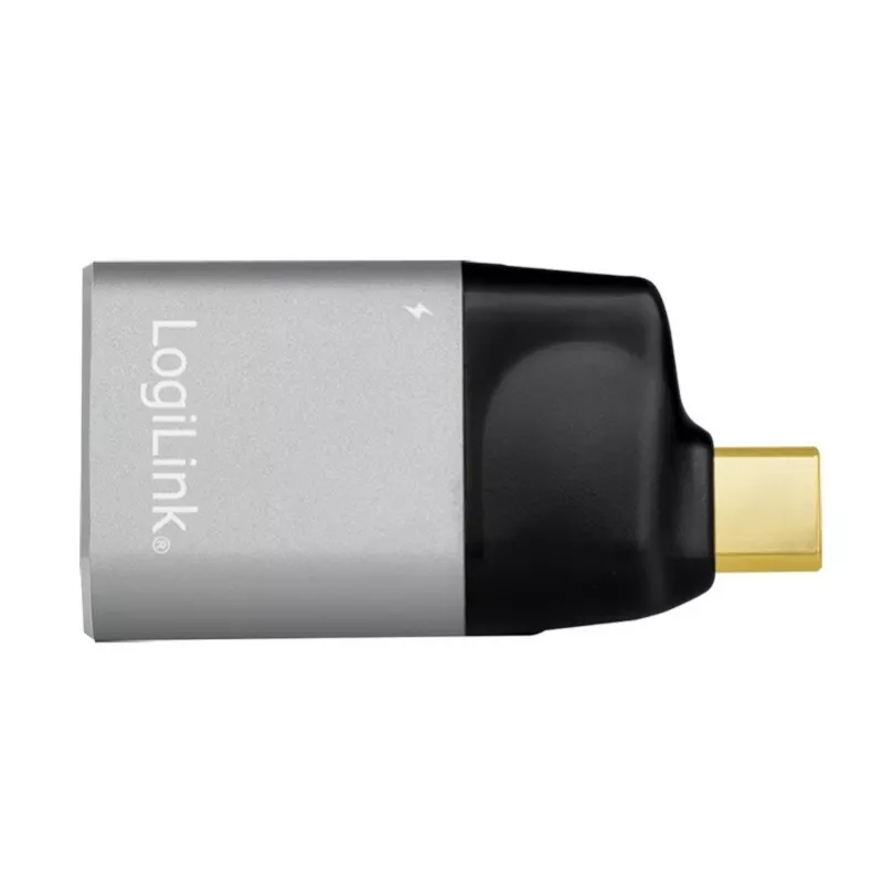 LogiLink USB 3.2 Gen2 Type-C adapter C/M to HDMI-A USB-C 4K PD alu must-hall