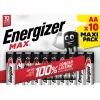 Energizer Batteries Max AA LR6 10 tk Eco