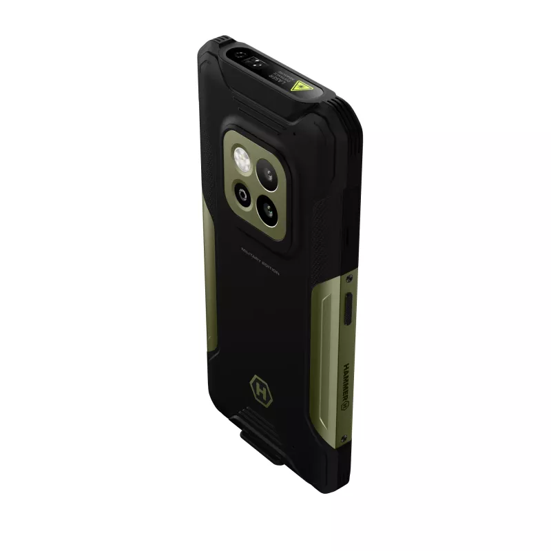 Töökindel nutitelefon MYPHONE Hammer Construction 2 5G Military Edition kahe SIM-kaardiga, veekindel