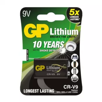LITHIUM PATAREI GP 9V L 522/LA522/6F22