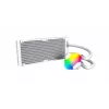AIO vesijahutus Montech Hyper Flow ARGB 240 mm Valge — 240 mm radiaator, ARGB valgustus, valge viimistlus