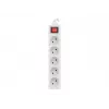 Toitepikenduskaabel Lanberg PS1-05E-0300-W 3m 5 AC pesa sise-/välistingimustesse valge