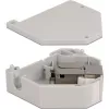 Delock - Modulaaradapter - DIN-liistule paigaldatav - CAT 6a - STP - Hall - 1 konnektor (86014)
