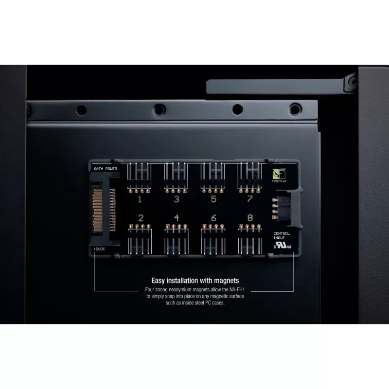 Ventilaatorikontroller Noctua NA-FH1 4-pin must 24W 5-12V
