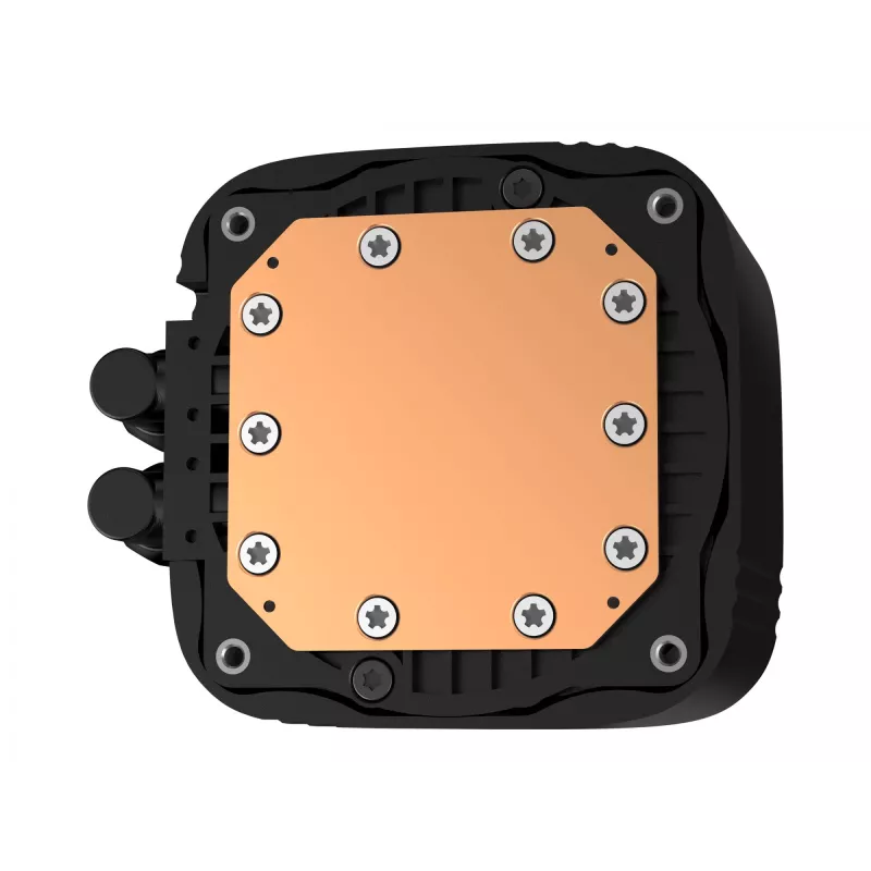 All-in-one vedelikjahuti DeepCool LS520S — 120 mm ventilaatorid, 500–2250 p/min, must, toetab LGA1700/AM5/TR4