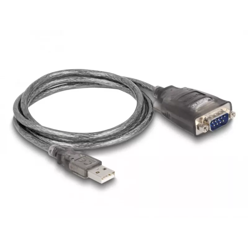 DeLOCK 61400 kaabel soovahetaja USB A RS-232 must