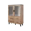 Cama elutoakomplekt LOTTA 2 (puhvetkapp 150 2D3DR + puhvetkapp 110 2D4DR + vitriinkapp 120 + kohvilaud 110)