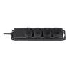 Brennenstuhl pikenduspistikupesa IP44 4-kohaline must 2,0m H07RN-F 3G1,5 - pikendusjuhe - vahelduvvool 230 V - väljundpistikud: 4 - 2 m (1159960)