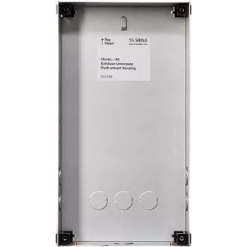 Siedle GU CL 04-0 - Paigalduskarp - Must - Roostevaba teras - Siedle - Tsingitud teras - 154 mm - 65 mm (210007734-00)
