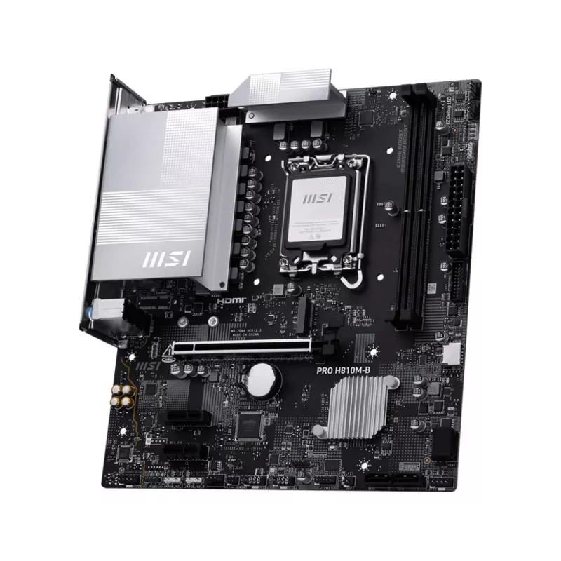 MSI PRO H810M-B emaplaat Intel H810 LGA 1851 (Socket V1) micro ATX