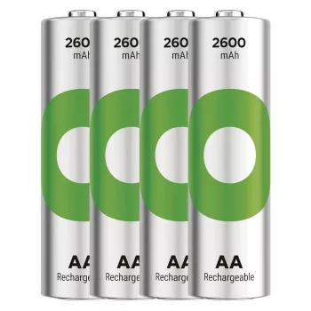 Patareid R6/AA NI-MH 2 600mAh blister 4 tk.