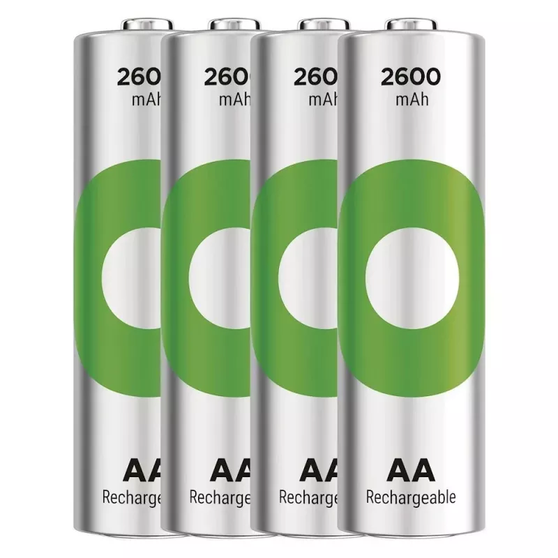Patareid R6/AA NI-MH 2 600mAh blister 4 tk.