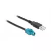 HSD Z kaabel emane USB 2.0 tüüp-A isasele 1m DeLOCK