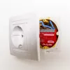 Nutika lüliti Shelly 1PM Gen4 — juhtmevaba, 110–240 V AC, max 240 V, võimsuse mõõtmine, 16 A, 42×16×37 mm