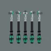Socket wrench set Wera 05003645001 37 pcs Must roheline