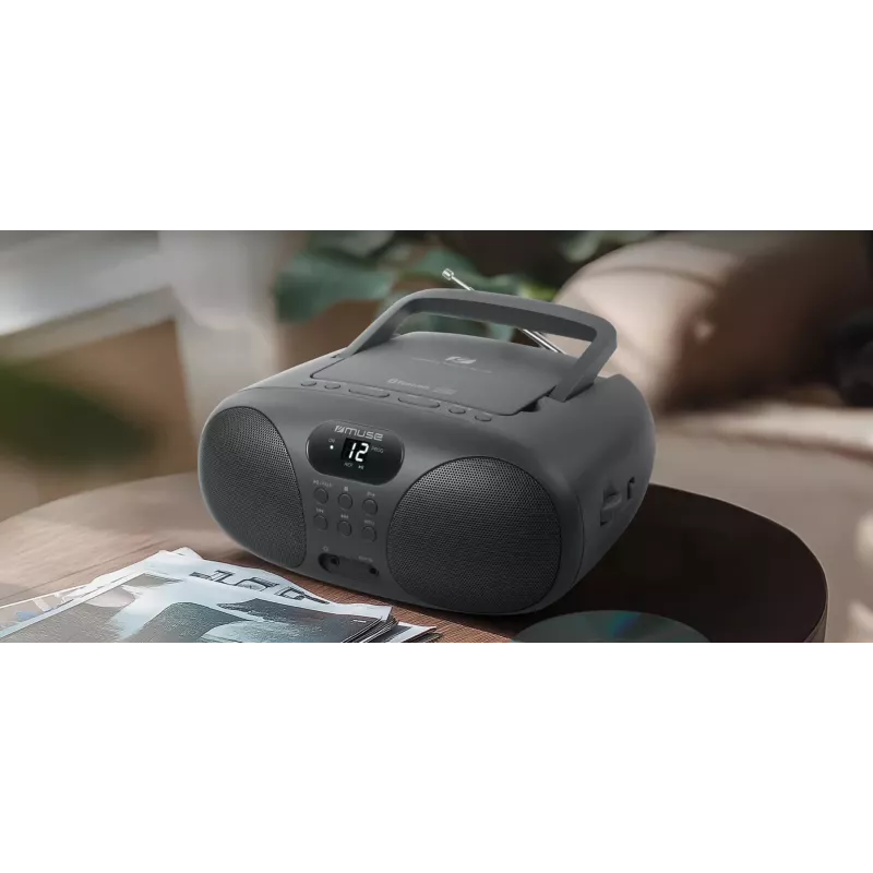 Muse kaasaskantav raadio CD-mängija Bluetoothiga | MD-208BT | AUX-sisend