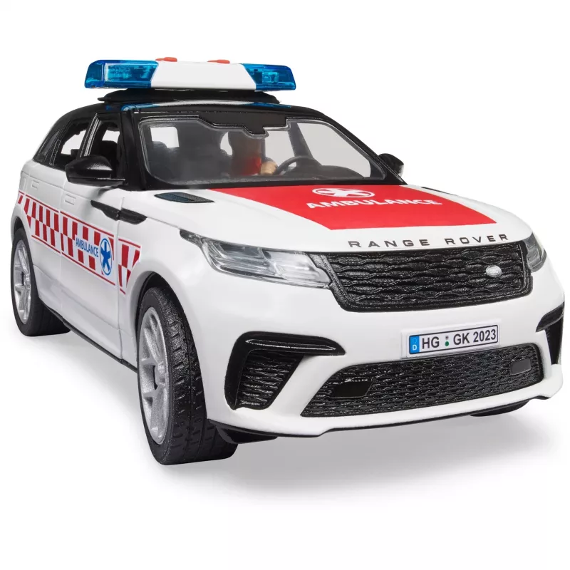 Vehicle Range Rover Velar Fire Engime with figurine