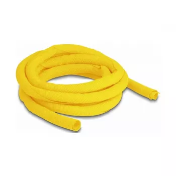 DeLOCK isesulguv kootud kaitsesukas kuumakindel 2 m x 10 mm kollane