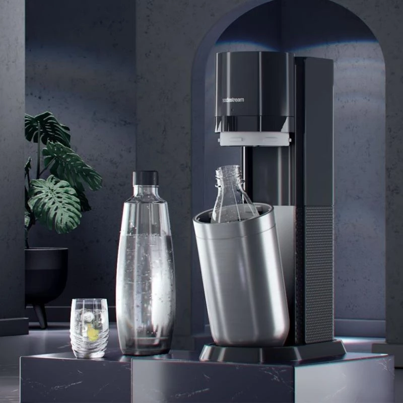Soda Maker SodaStream DUO Must Roostevaba Teras