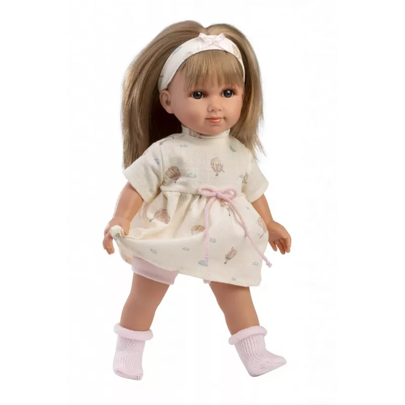 Nukk Llorens Elena 35 cm — realistlikud detailid, pehme keha