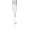 Kaabel Belkin Cbl Scicone USB-A LTG 2M blc Valge USB A USB C Lightning