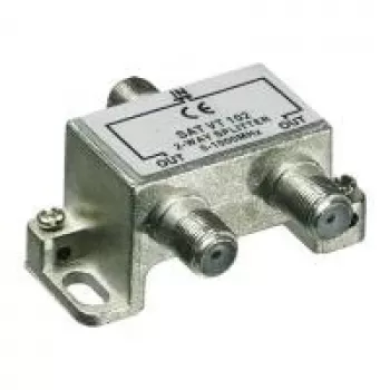 Wentronic Goobay koaksiaaljaotur, 2-suunaline - jaotur koaksiaal-TV-süsteemidele 5-1000 MHz (67019)