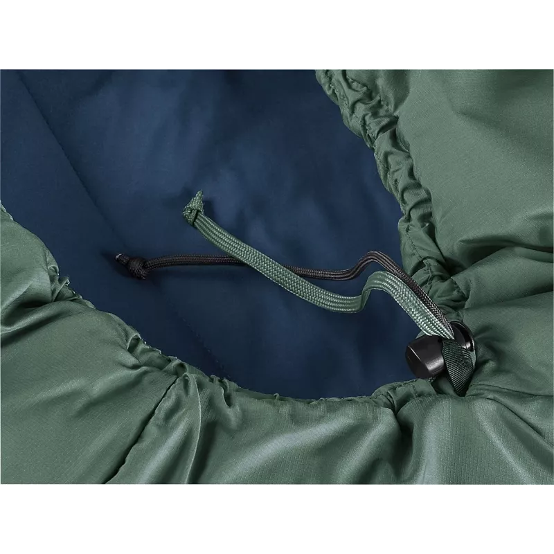 Muumiakujuline magamiskott DEUTER Orbit SL +5°C / 41°F — 750 mm laius, 480 mm sügavus, Ripstop PES, roheline