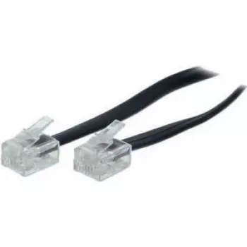 S/CONN 10m RJ11 must läbipaistev kaabel TC 70090 / 50319 ShiverPeaks