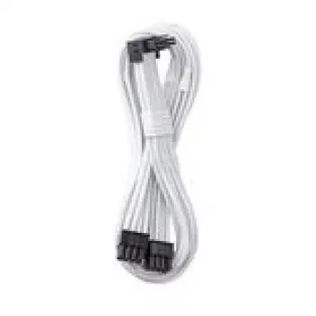 CableMod C-Series Pro ühenduskaabel - Variant A, 90°, 16-kontaktiline kuni 2x8-kontaktiline PCIe, valge